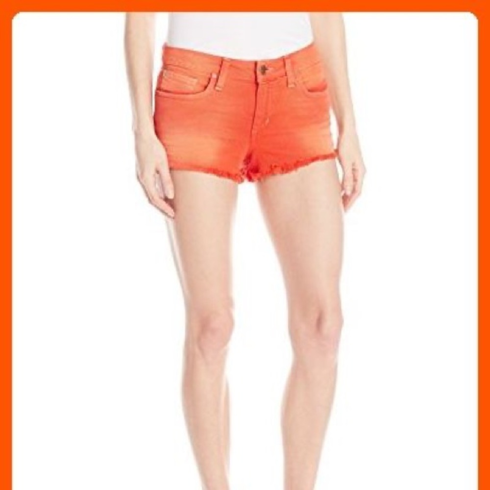 Joe’s Collector’s Edition Orange/Poppy Cuffed Shorts